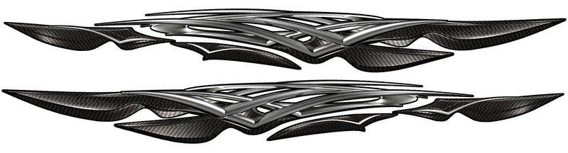 carbon fiber spears vinyl graphics kit for trucks